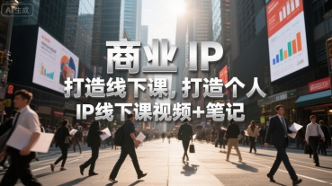 商业IP与个人IP打造线下课堂精华：视频课程+学习笔记插图