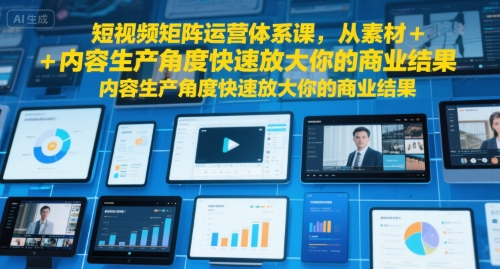 短视频矩阵运营及内容生产策略：助力商业成果快速放大插图